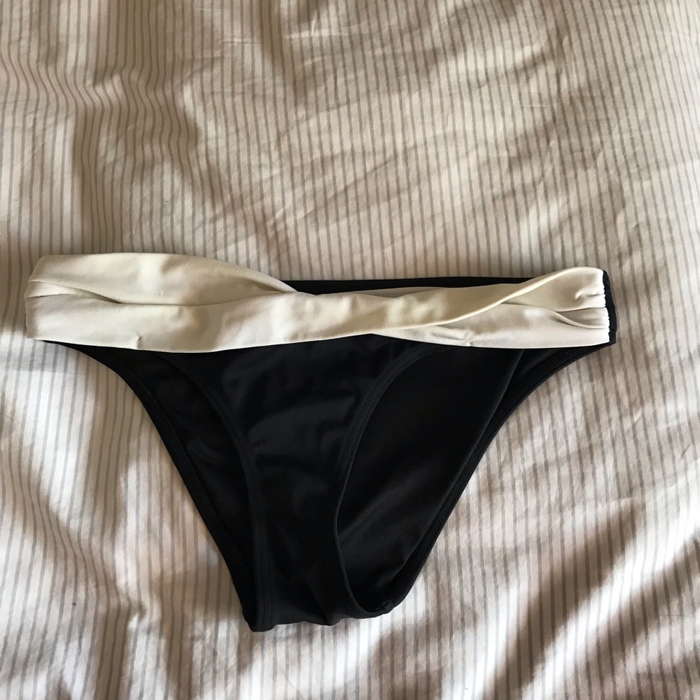 Black And White Bikini Bottoms